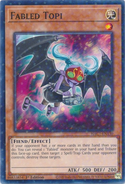 Image for Fabled Topi (Duel Terminal) (Hidden Arsenal: Chapter 1) (HAC1-EN130) - YuGiOh