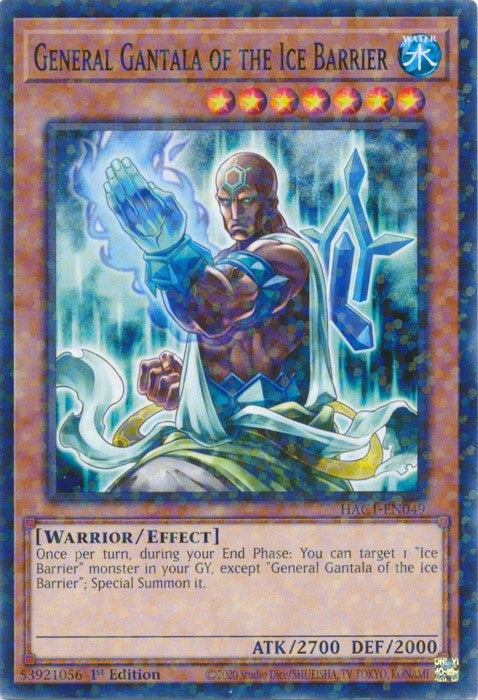 Image for General Gantala of the Ice Barrier (Duel Terminal) (Hidden Arsenal: Chapter 1) (HAC1-EN049) - YuGiOh
