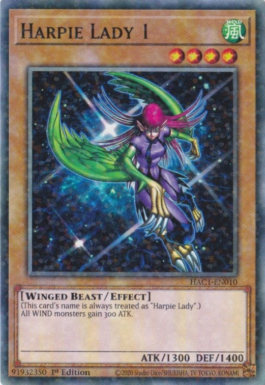 Image for Harpie Lady 1 (Duel Terminal) (Hidden Arsenal: Chapter 1) (HAC1-EN010) - YuGiOh