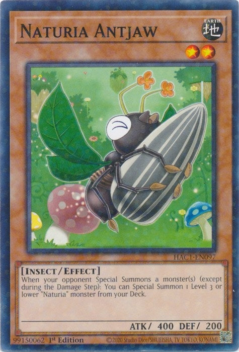 Image for Naturia Antjaw (Duel Terminal) (Hidden Arsenal: Chapter 1) (HAC1-EN097) - YuGiOh