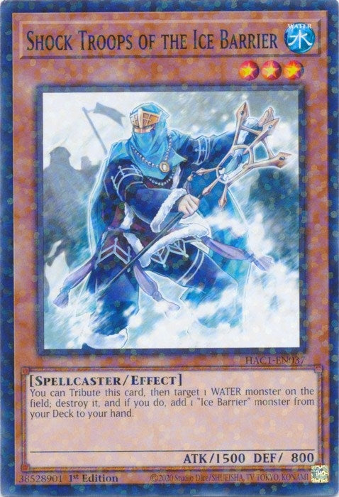 Image for Shock Troops of the Ice Barrier (Duel Terminal) (Hidden Arsenal: Chapter 1) (HAC1-EN037) - YuGiOh