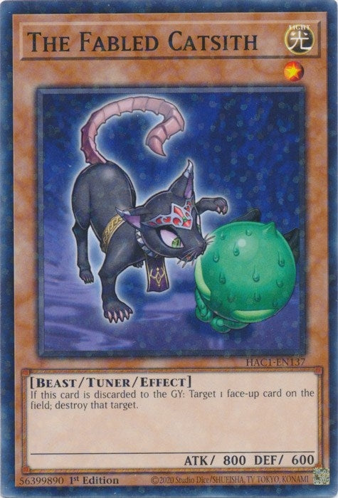 Image for The Fabled Catsith (Duel Terminal) (Hidden Arsenal: Chapter 1) (HAC1-EN137) - YuGiOh