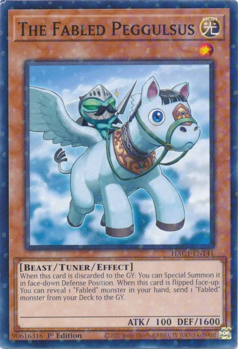 Image for The Fabled Peggulsus (Duel Terminal) (Hidden Arsenal: Chapter 1) (HAC1-EN141) - YuGiOh
