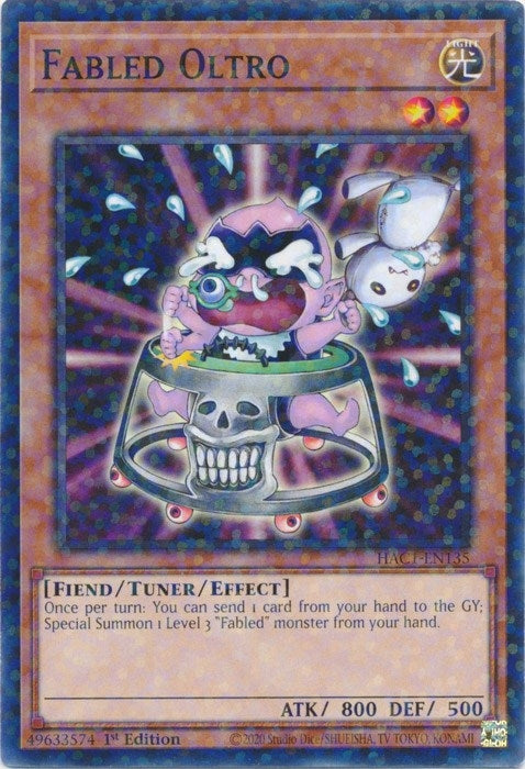 Image for Fabled Oltro (Duel Terminal) (Hidden Arsenal: Chapter 1) (HAC1-EN135) - YuGiOh