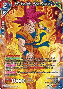 Image for SSG Son Goku, Divine Restraint (Promotion Cards) (P-362) - Dragon Ball Super: Masters