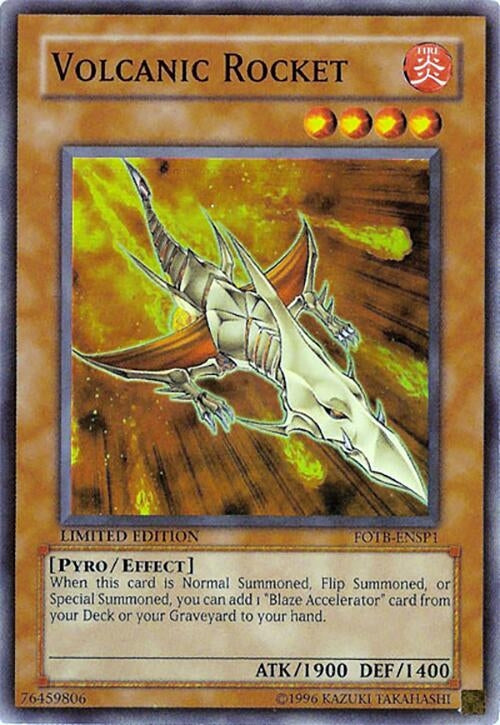 Image for Volcanic Rocket (Sneak Preview Series 3) (FOTB-ENSP1) - YuGiOh