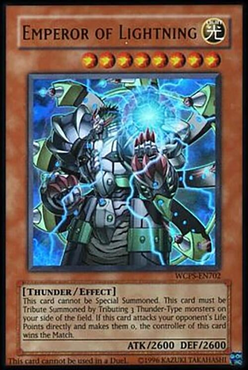 Image for Emperor of Lightning (World Championship Series) (WCPS-EN702) - YuGiOh
