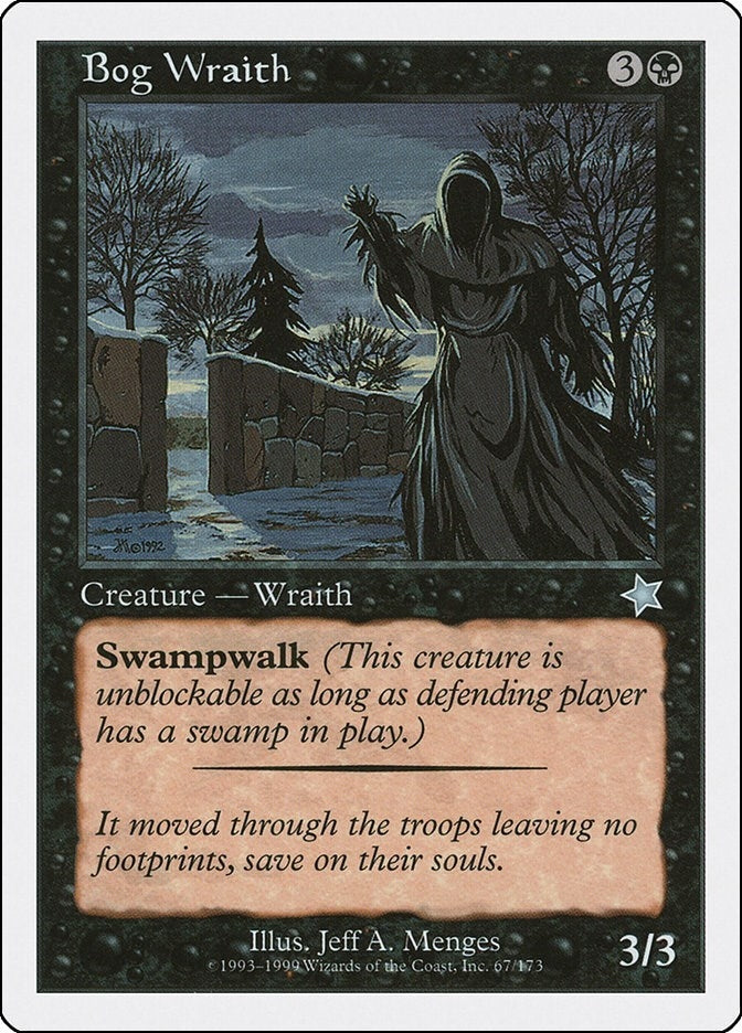 Image for Bog Wraith (Starter 1999) (67) - Magic: The Gathering