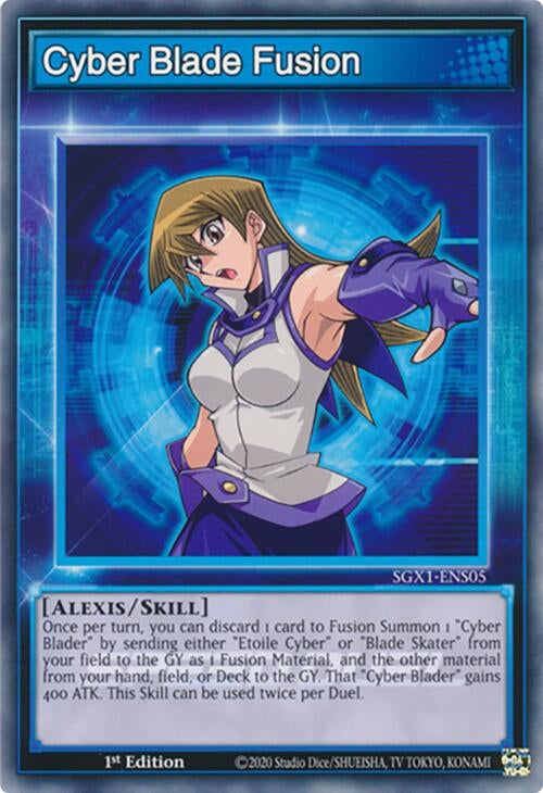 Image for Cyber Blade Fusion (Speed Duel GX: Duel Academy Box) (SGX1-ENS05) - YuGiOh
