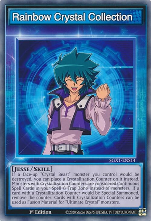 Image for Rainbow Crystal Collection (Speed Duel GX: Duel Academy Box) (SGX1-ENS14) - YuGiOh