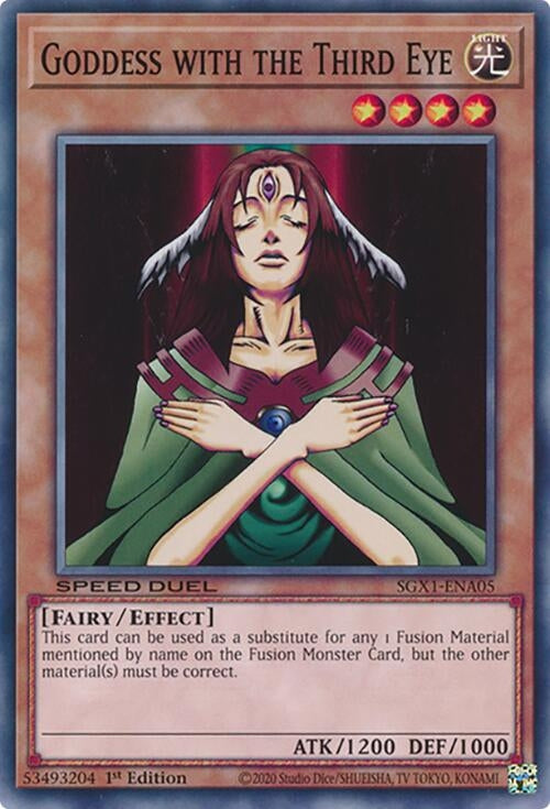 Image for Goddess with the Third Eye (Speed Duel GX: Duel Academy Box) (SGX1-ENA05) - YuGiOh