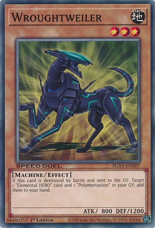 Image for Wroughtweiler (Speed Duel GX: Duel Academy Box) (SGX1-ENA07) - YuGiOh
