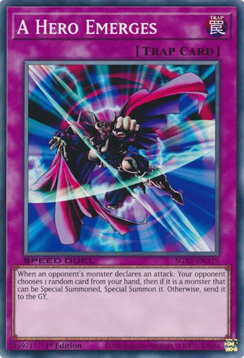 Image for A Hero Emerges (Speed Duel GX: Duel Academy Box) (SGX1-ENA19) - YuGiOh