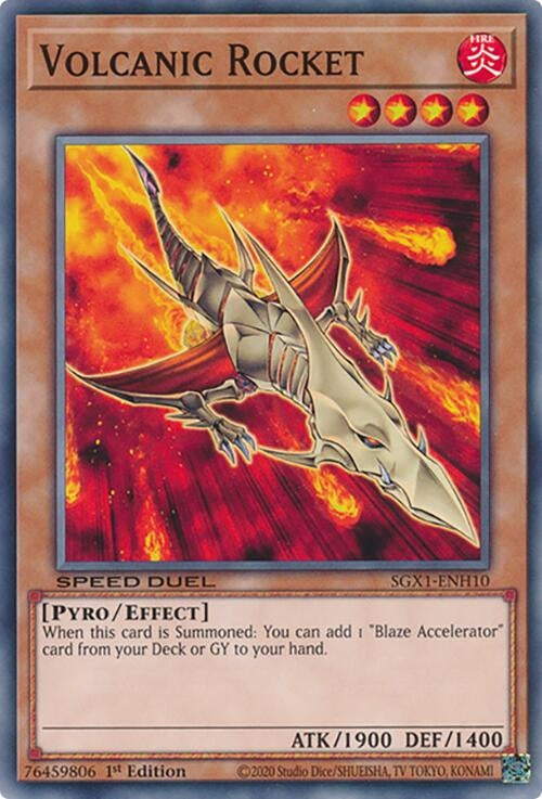 Image for Volcanic Rocket (Speed Duel GX: Duel Academy Box) (SGX1-ENH10) - YuGiOh