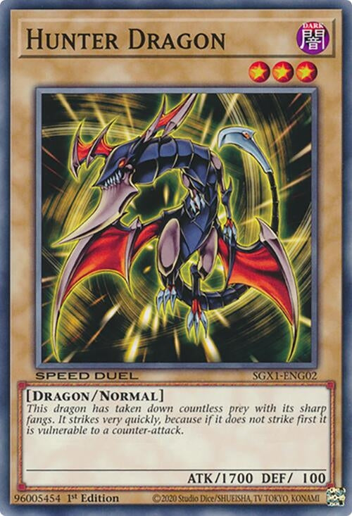 Image for Hunter Dragon (Speed Duel GX: Duel Academy Box) (SGX1-ENG02) - YuGiOh