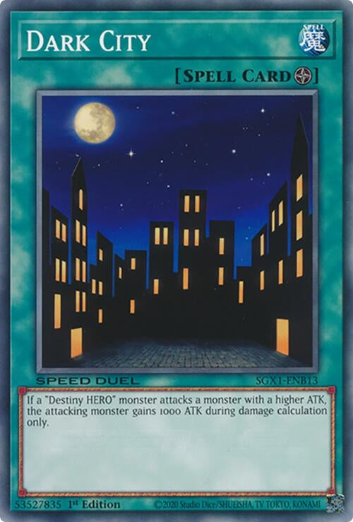 Image for Dark City (Speed Duel GX: Duel Academy Box) (SGX1-ENB13) - YuGiOh