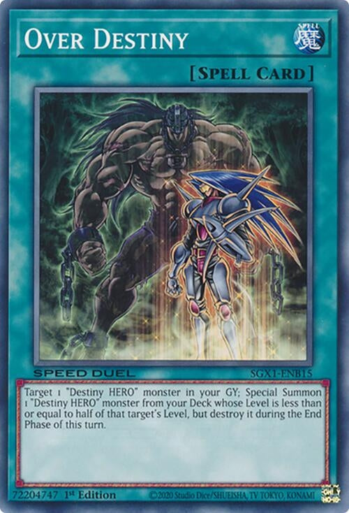 Image for Over Destiny (Speed Duel GX: Duel Academy Box) (SGX1-ENB15) - YuGiOh