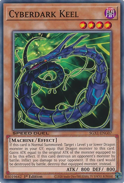 Image for Cyberdark Keel (Speed Duel GX: Duel Academy Box) (SGX1-ENG07) - YuGiOh