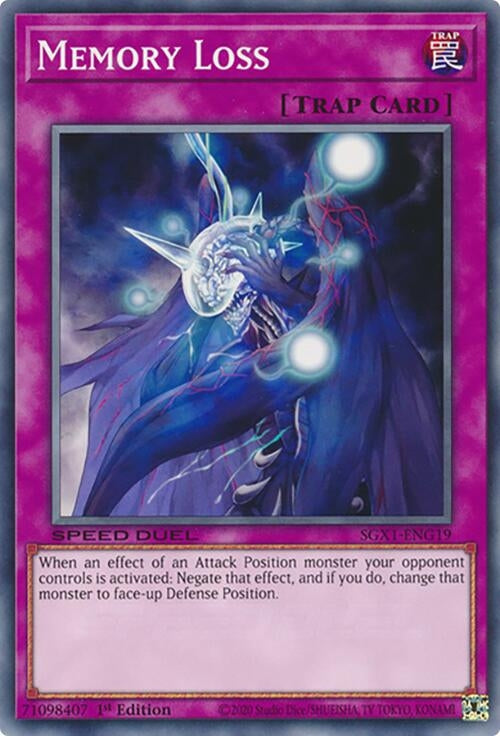 Image for Memory Loss (Speed Duel GX: Duel Academy Box) (SGX1-ENG19) - YuGiOh