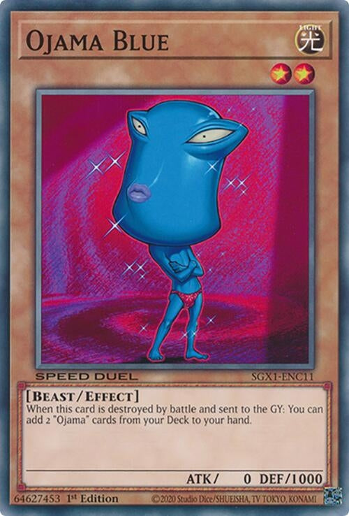 Image for Ojama Blue (Speed Duel GX: Duel Academy Box) (SGX1-ENC11) - YuGiOh