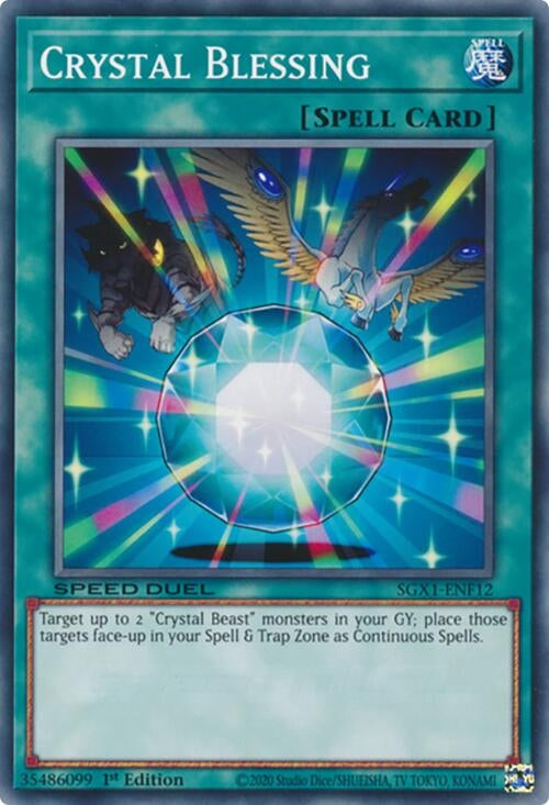 Image for Crystal Blessing (Speed Duel GX: Duel Academy Box) (SGX1-ENF12) - YuGiOh