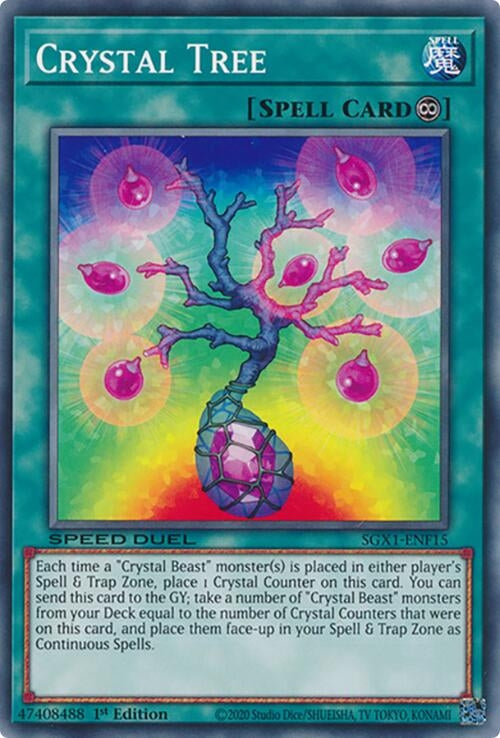 Image for Crystal Tree (Speed Duel GX: Duel Academy Box) (SGX1-ENF15) - YuGiOh