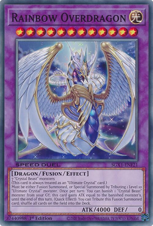 Image for Rainbow Overdragon (Speed Duel GX: Duel Academy Box) (SGX1-ENF21) - YuGiOh