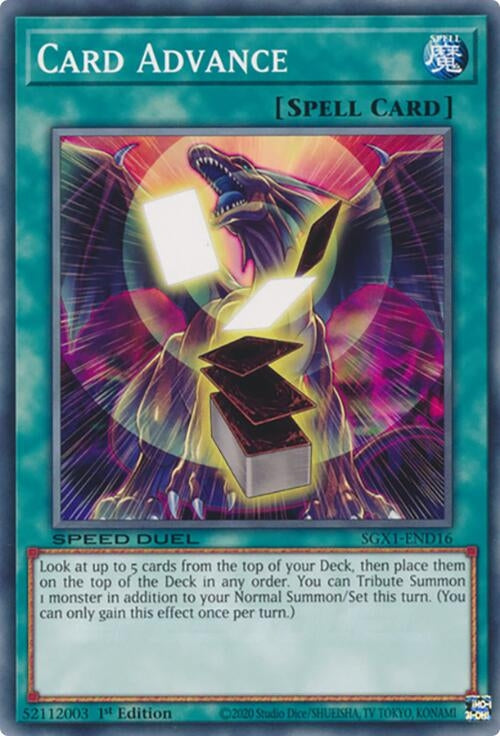 Image for Card Advance (Speed Duel GX: Duel Academy Box) (SGX1-END16) - YuGiOh