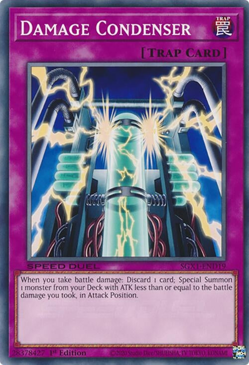 Image for Damage Condenser (Speed Duel GX: Duel Academy Box) (SGX1-END19) - YuGiOh