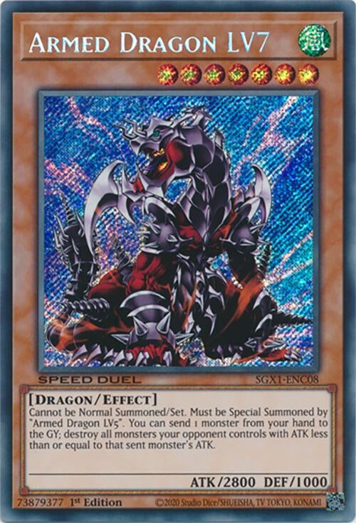 Image for Armed Dragon LV7 (Secret Rare) (Speed Duel GX: Duel Academy Box) (SGX1-ENC08) - YuGiOh