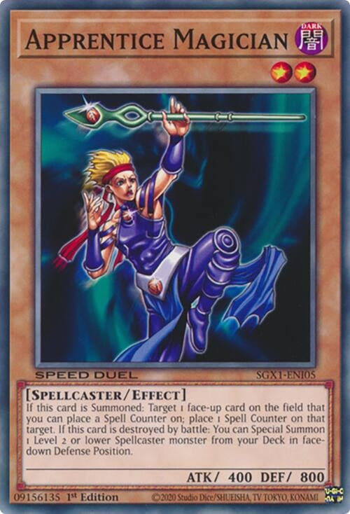 Image for Apprentice Magician (Speed Duel GX: Duel Academy Box) (SGX1-ENI05) - YuGiOh