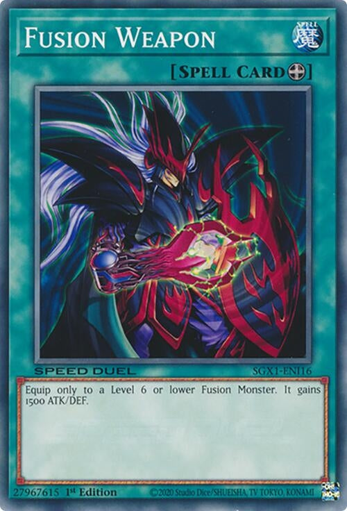 Image for Fusion Weapon (Speed Duel GX: Duel Academy Box) (SGX1-ENI16) - YuGiOh