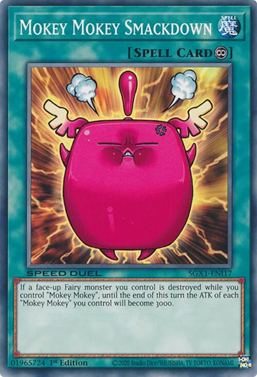 Image for Mokey Mokey Smackdown (Speed Duel GX: Duel Academy Box) (SGX1-ENI17) - YuGiOh