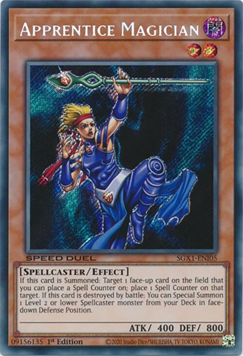 Image for Apprentice Magician (Secret Rare) (Speed Duel GX: Duel Academy Box) (SGX1-ENI05) - YuGiOh