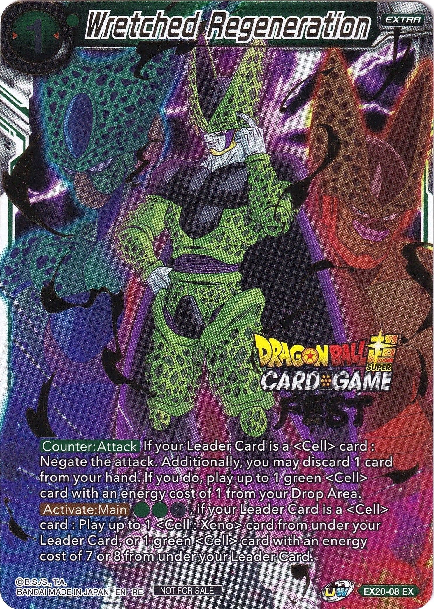 Image for Wretched Regeneration (Card Game Fest 2022) (Tournament Promotion Cards) (EX20-08) - Dragon Ball Super: Masters