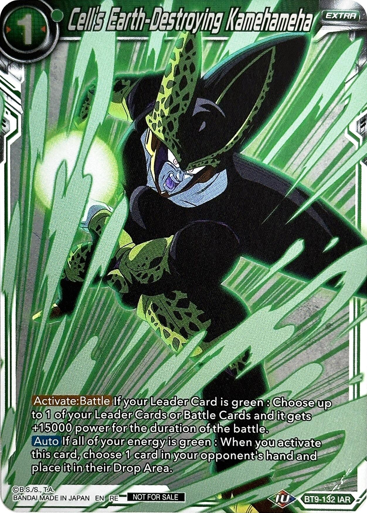 Image for Cell's Earth-Destroying Kamehameha (Event Pack 09) (Alternate Foil) (Tournament Promotion Cards) (BT9-132) - Dragon Ball Super: Masters