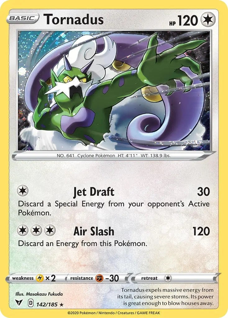 Image for Tornadus - 142/185 (Cosmos Holo) (Blister Exclusives) (142/185) - Pokemon
