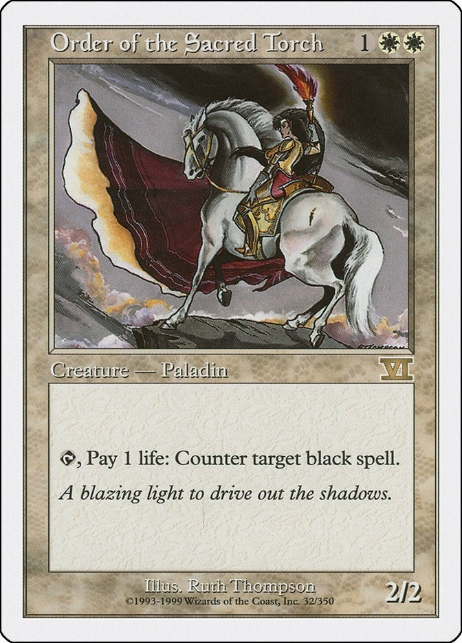 Image for Order of the Sacred Torch (Classic Sixth Edition) (32) - Magic: The Gathering
