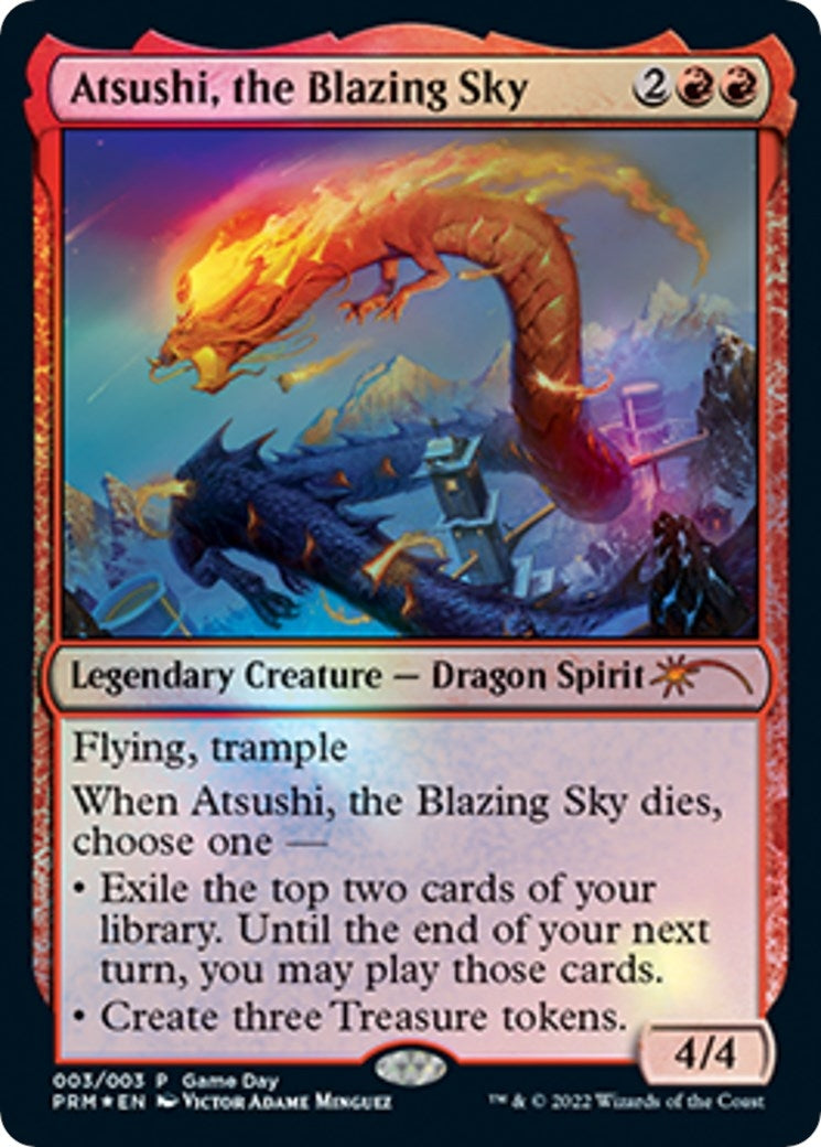 Image for Atsushi, the Blazing Sky (Game Day & Store Championship Promos) (3) - Magic: The Gathering