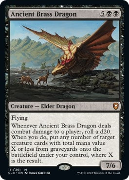 Image for Ancient Brass Dragon (Commander Legends: Battle for Baldur's Gate) (111) - Magic: The Gathering