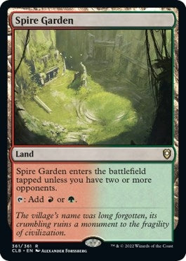 Image for Spire Garden (Commander Legends: Battle for Baldur's Gate) (361) - Magic: The Gathering