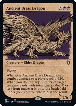 Image for Ancient Brass Dragon (Showcase) (Commander Legends: Battle for Baldur's Gate) (389) - Magic: The Gathering