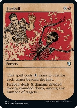 Image for Fireball (Showcase) (Commander Legends: Battle for Baldur's Gate) (397) - Magic: The Gathering