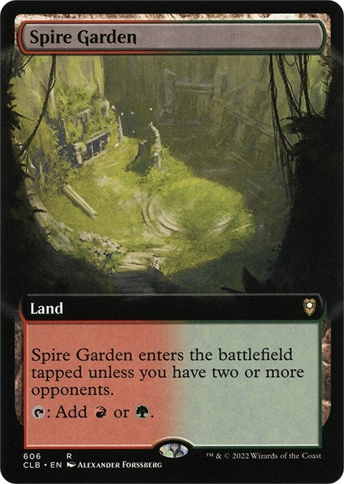 Image for Spire Garden (Extended Art) (Commander Legends: Battle for Baldur's Gate) (606) - Magic: The Gathering