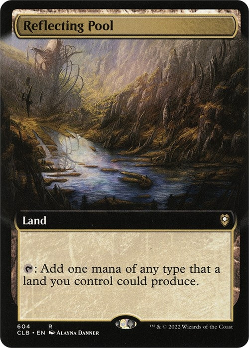 Image for Reflecting Pool (Extended Art) (Commander Legends: Battle for Baldur's Gate) (604) - Magic: The Gathering