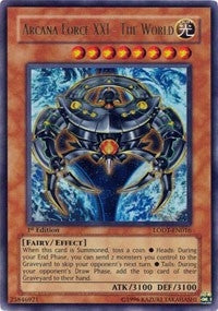 Image for Arcana Force XXI - The World (Light of Destruction) (LODT-EN016) - YuGiOh