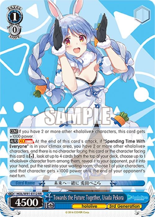 Image for Towards the Future Together, Usada Pekora (hololive production) (HOL/W91-E112 RR) - Weiss Schwarz