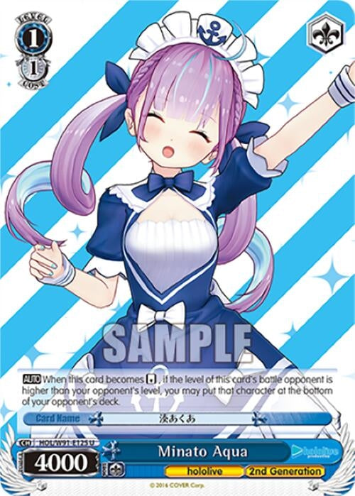 Image for Minato Aqua (hololive production) (HOL/W91-E125 U) - Weiss Schwarz