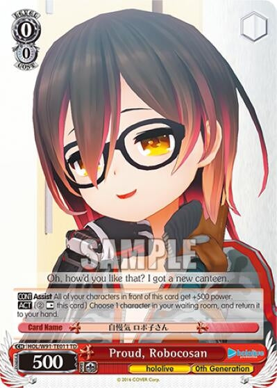 Image for Proud, Robocosan (hololive production) (HOL/W91-TE011 TD) - Weiss Schwarz