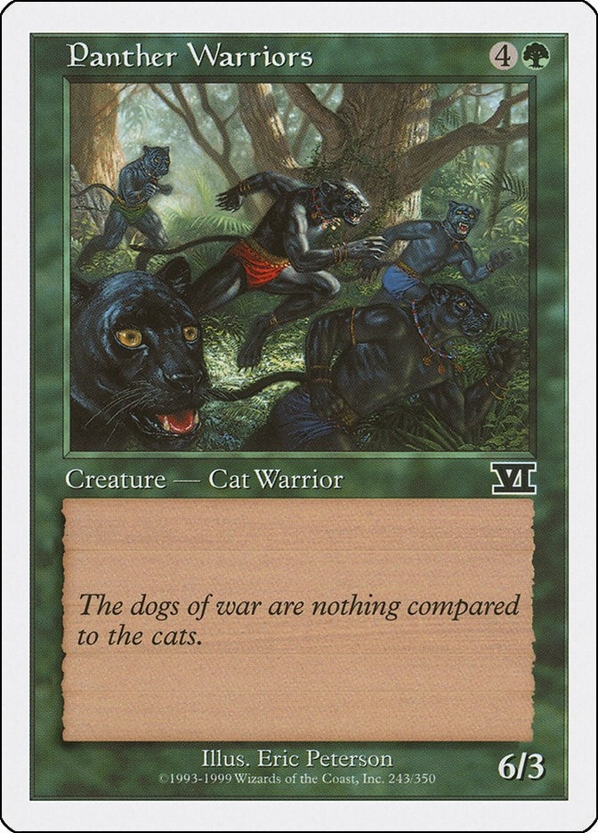 Image for Panther Warriors (Classic Sixth Edition) (243) - Magic: The Gathering